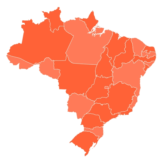 mapa do Brasil