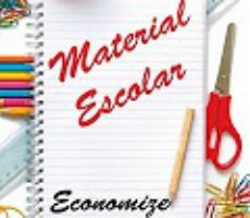 MATERIAL ESCOLAR – Economize até 30% – Dinheiro à Vista