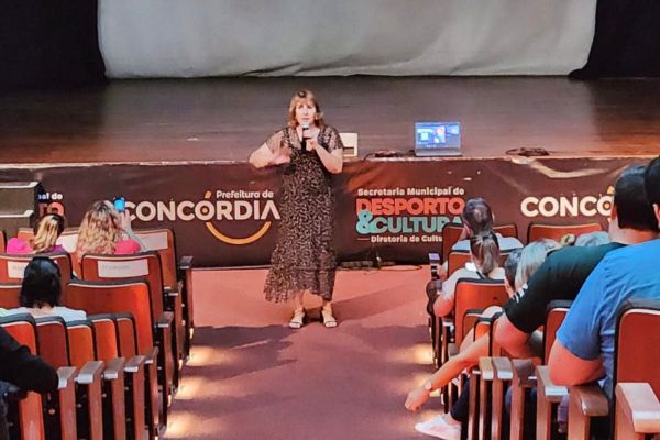 Palestra sobre aposentadoria em Concórdia (SC)