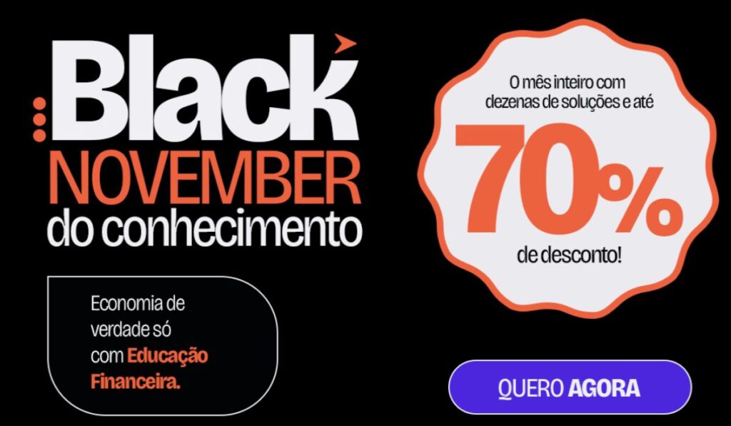 Black November DSOP: conhecimento e Educação Financeira em promoção